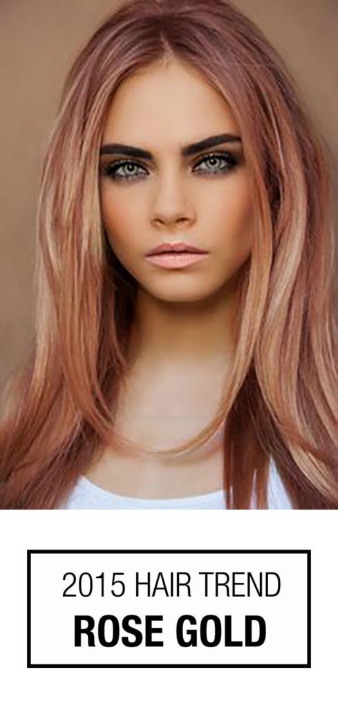 rose gold hair 